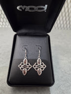 Licensed Product Womens Renaissance Rhodolite Stone Drop Earrings