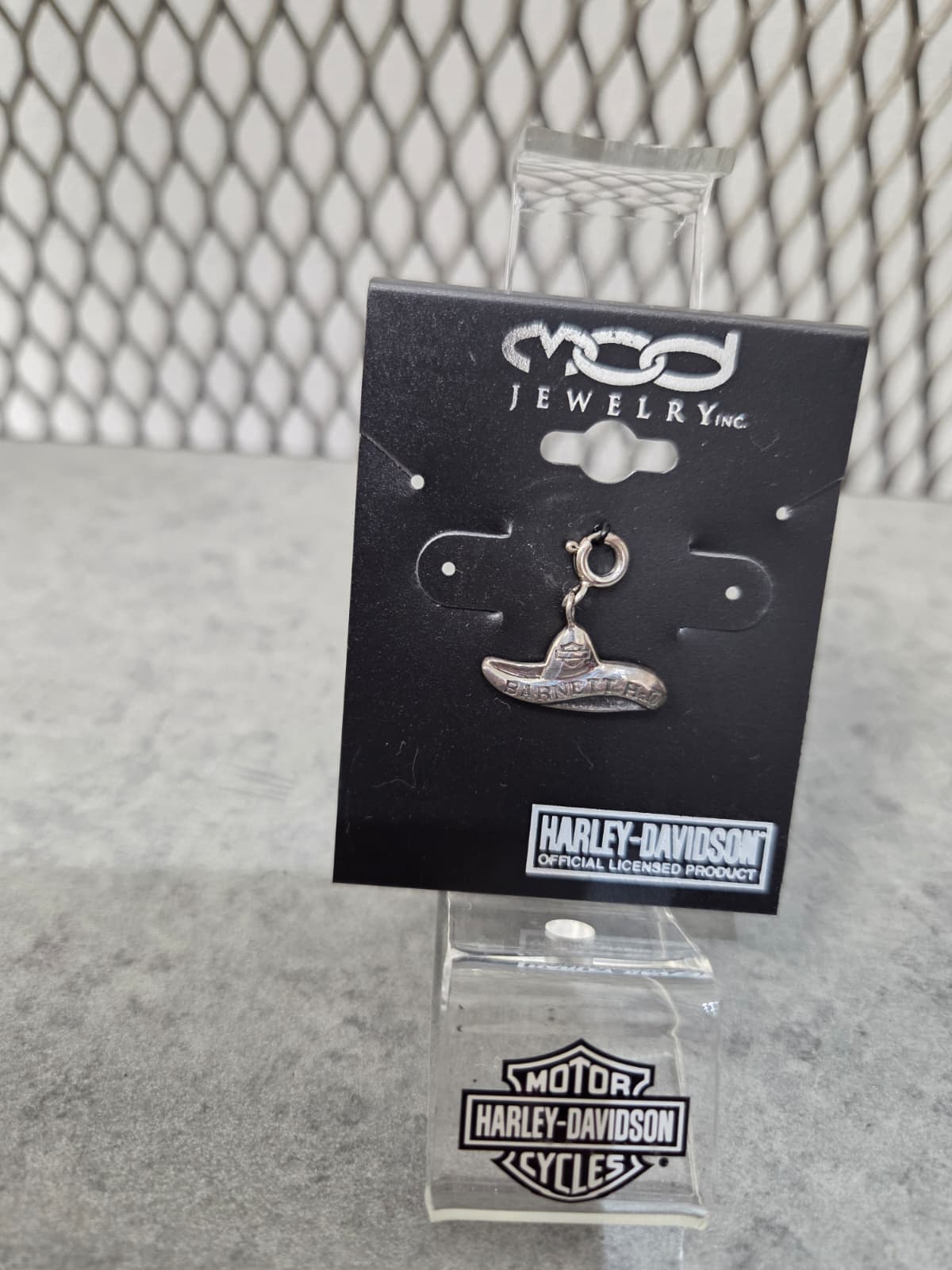 Licensed Product .925 Silver Sombrero Custom Barnett Charm *24x3*