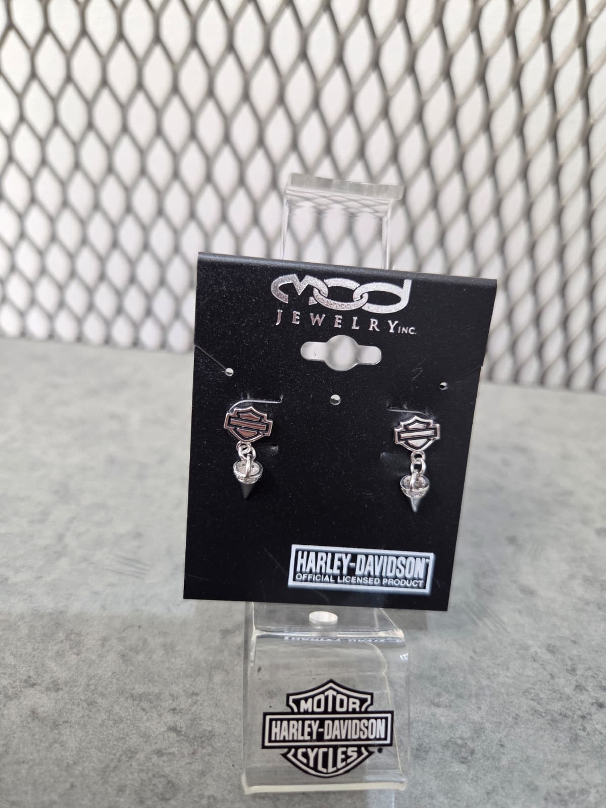 Licensed Product Womens .925 Silver Bling Spike Post Earrings