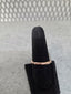 Licensed Product Womens .925 Silver Rose Gold Plated Beaded Stackable Ring