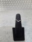 Licensed Product Womens .925 Silver Ruthenium Plated Curved Stackable Ring