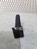 Licensed Product Mens Stainless Steel Small Blue Celtic Enamel Signet Ring
