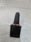 Licensed Product Womens Rose Gold Skull & Three Stone Ring