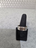 Licensed Product Mens Stainless Steel Gold Tone Vintage Band Ring