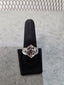 Licensed Product Womens .925 Silver Swiss Blue Swirl Filigree Ring