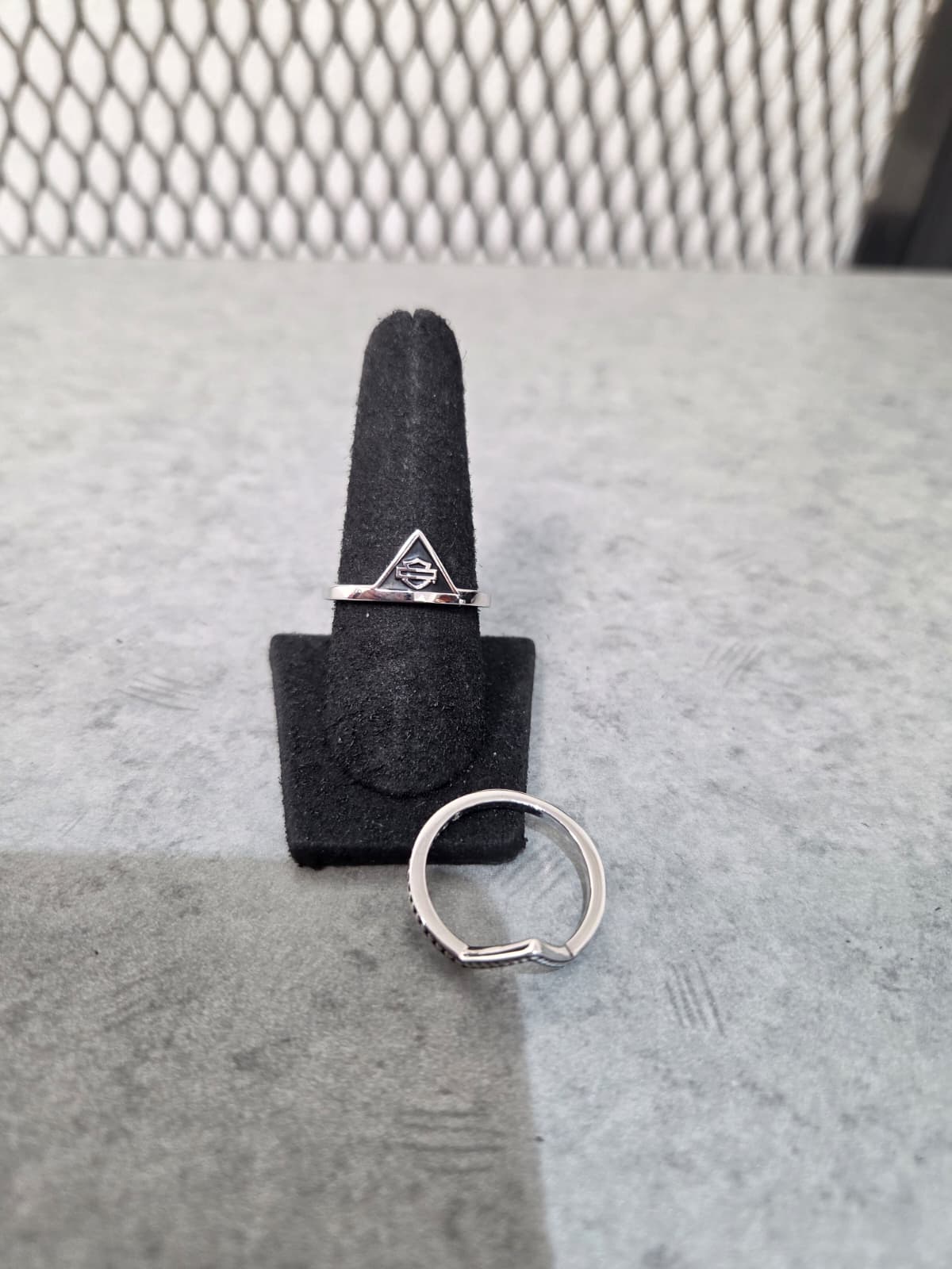Licensed Product Womens .925 Sterling Silver Pyramid Triangle Stacking Ring