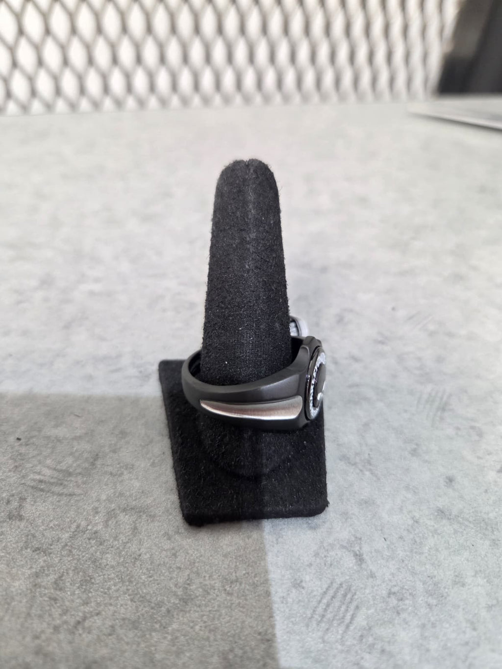 Licensed Product Mens Stainless Steel Black Axel Willie G Skull Ring