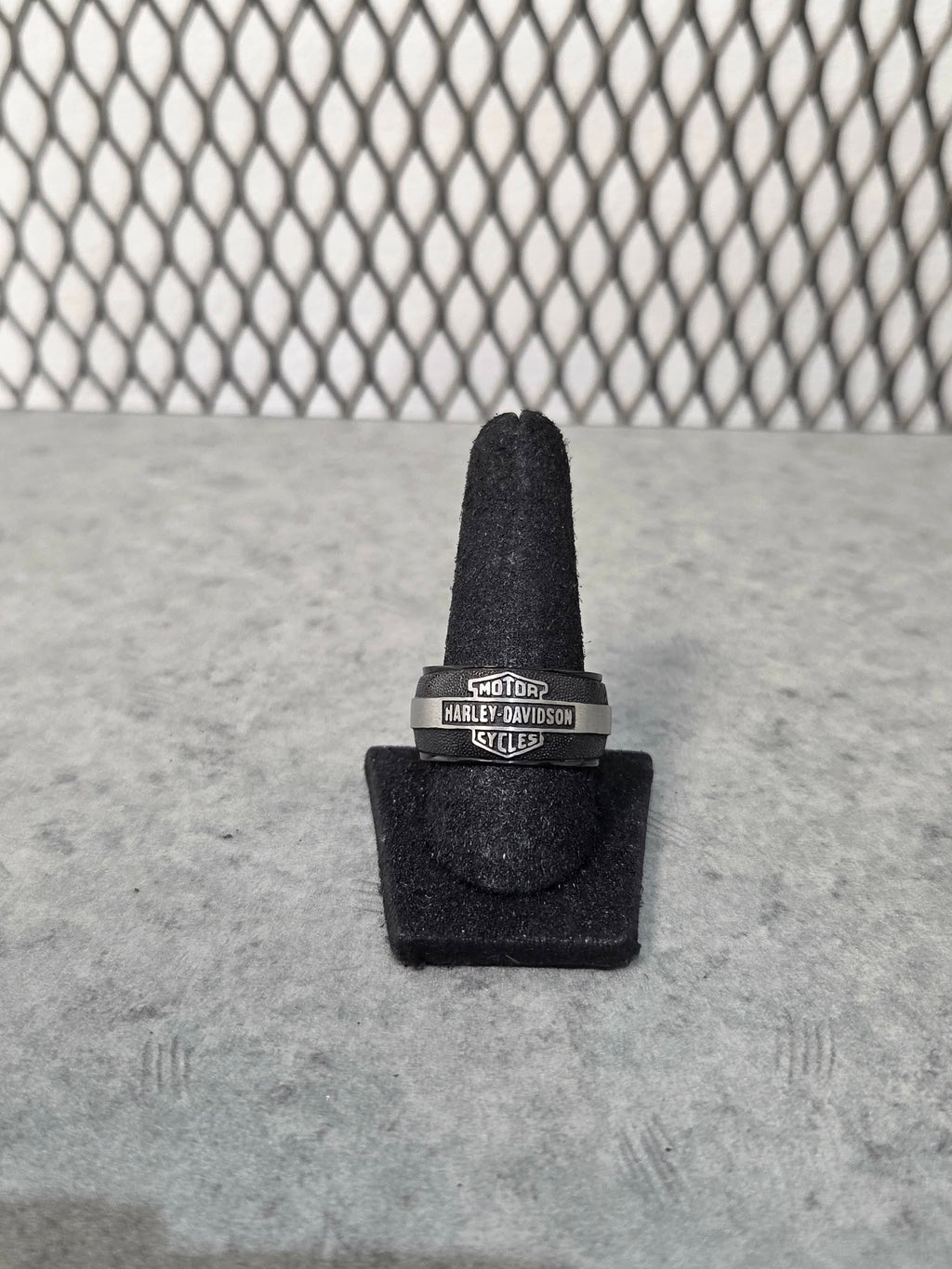 Licensed Product Mens Stainless Steel Curved Off-Road Ring