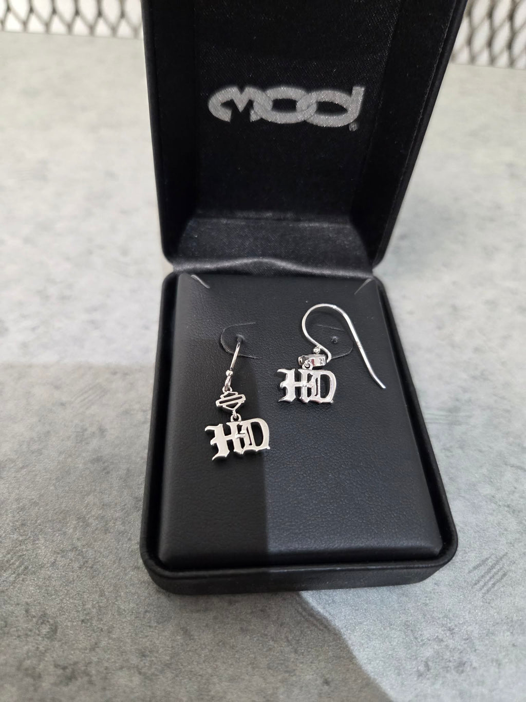 Licensed Product Womens .925 Silver Old English Drop Earrings