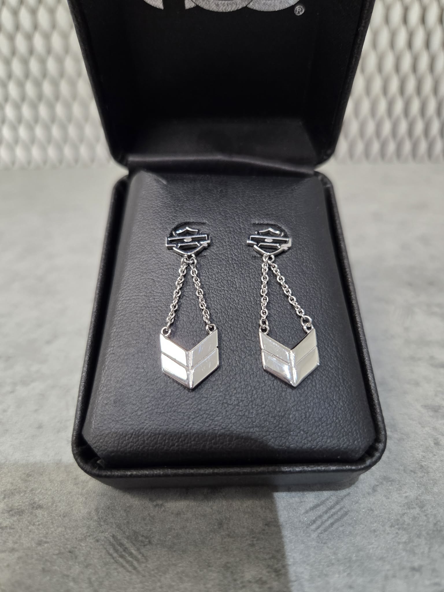 Licensed Product Womens .925 Sterling Silver Insignia Chandelier Drop Earrings
