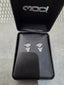Licensed Product Womens Sterling Silver Chevron Drop Post Earrings