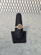 Licensed Product Womens Oval Copper Drusy Ring