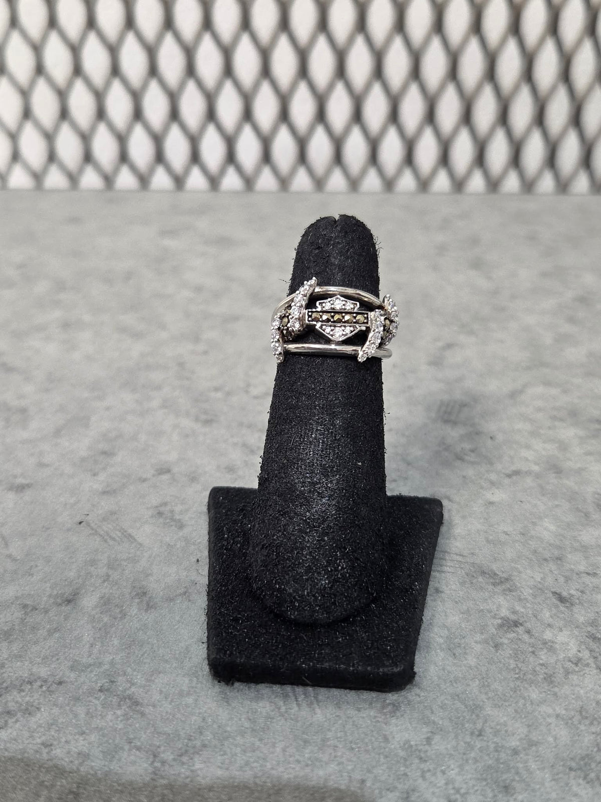 Licensed Product Womens Bling Barb Wire Ring Main image