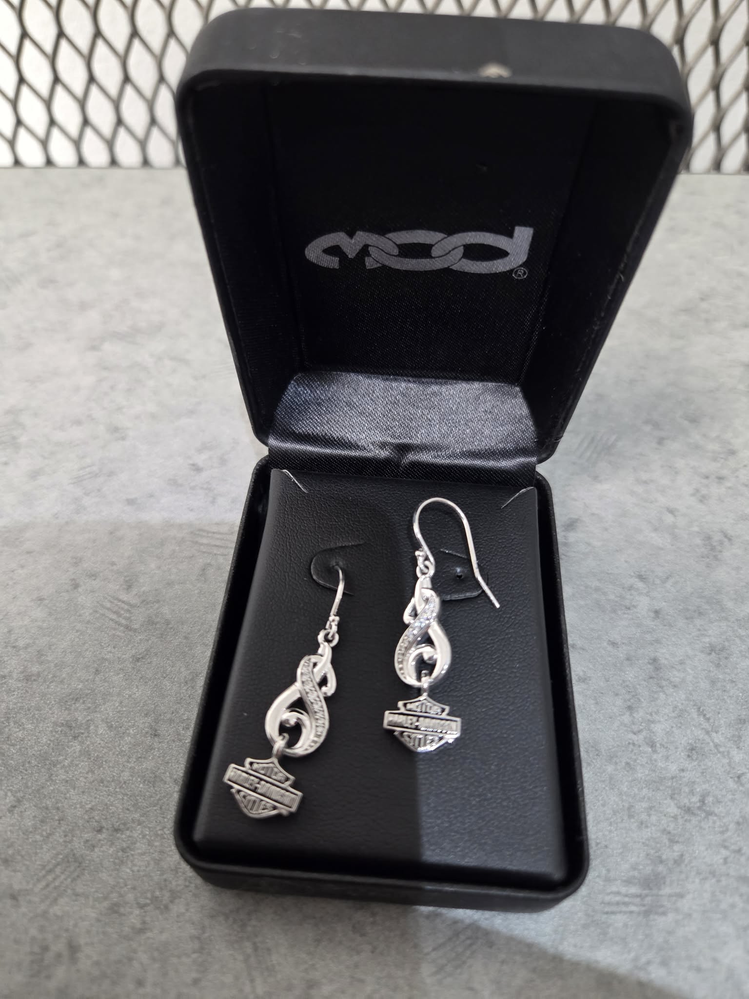 Licensed Product Womens Sterling Silver Bling Filigree Drop Earrings