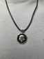 Licensed Product H-D Mens Sterling Silver Skull Wax Seal Necklace