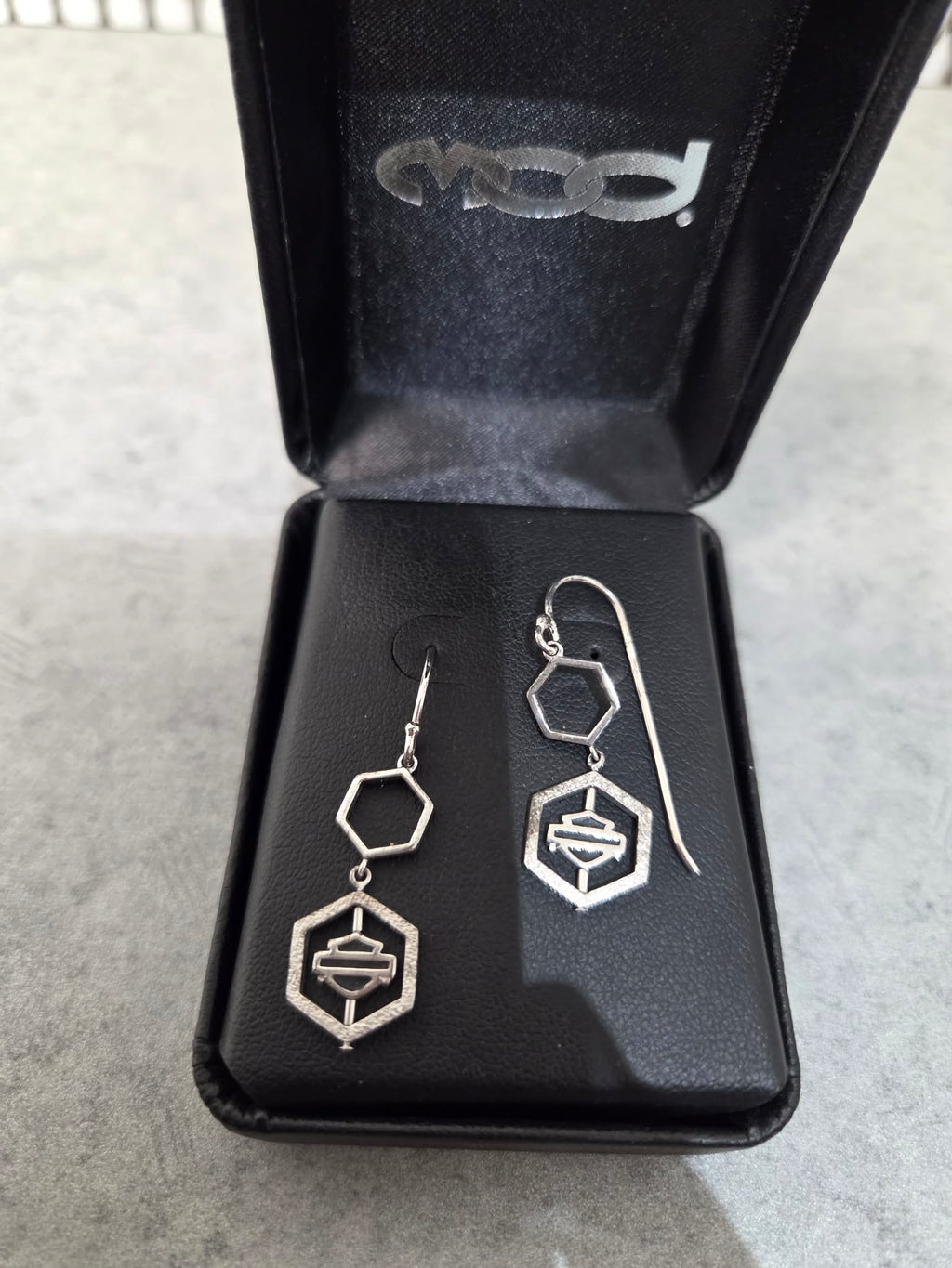 Licensed Product Womens Spinner Hexagon Drop Earrings