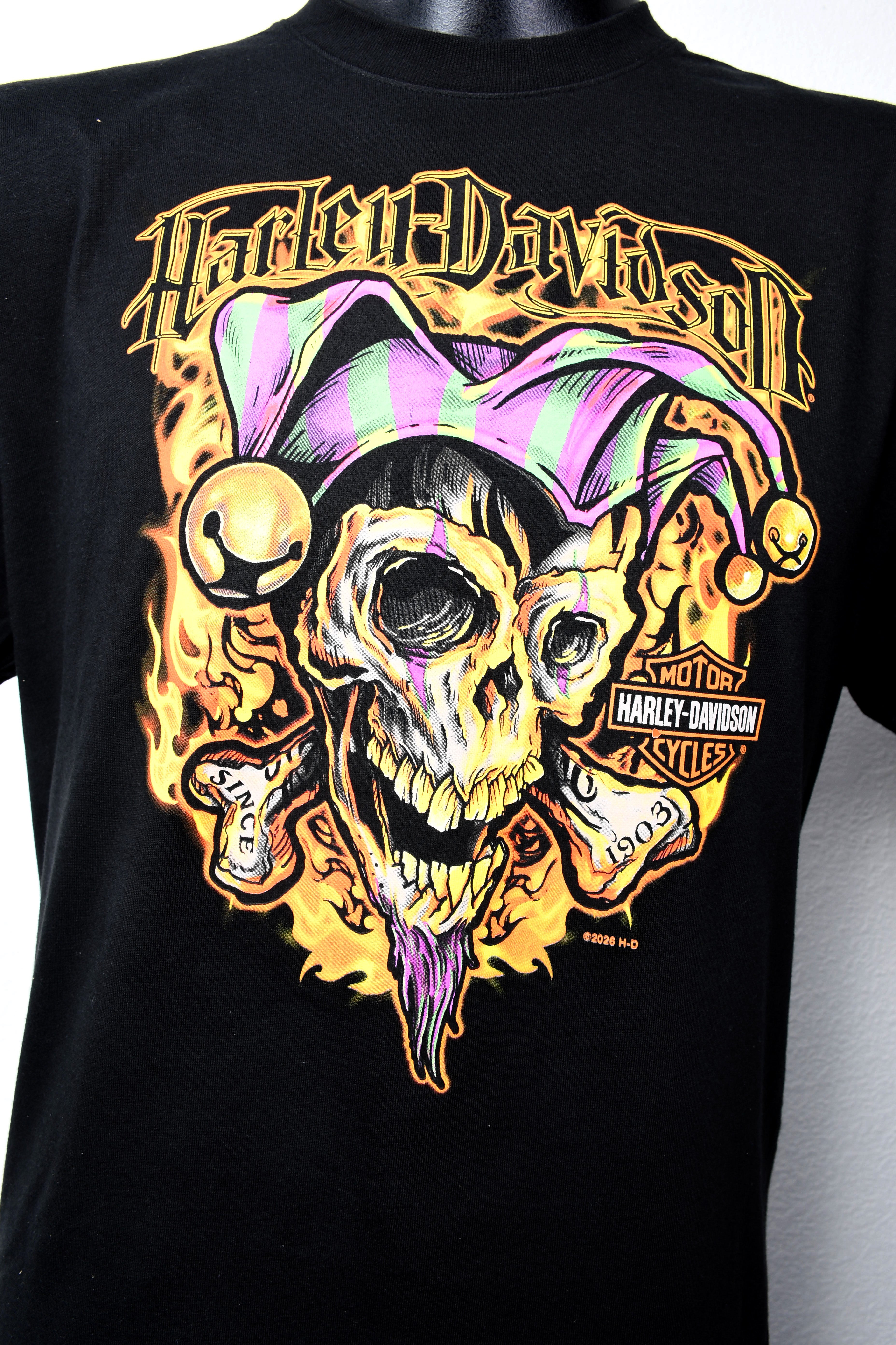 Licensed Product  PARTY JESTER MNS T BLACK Secondary image